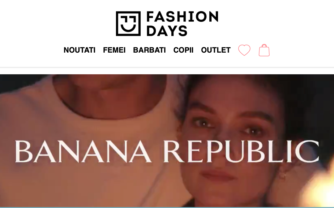 Video Email customer success story – Fashion Days – Banana Republic launch