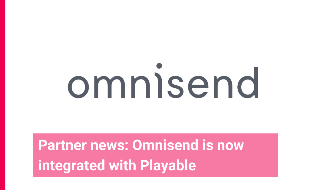 Omnisend partners with Playable for Video Email